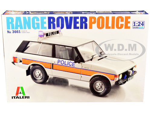 Skill 3 Model Kit Land Rover Range Rover Police 1/24 Scale Model Italeri 3661