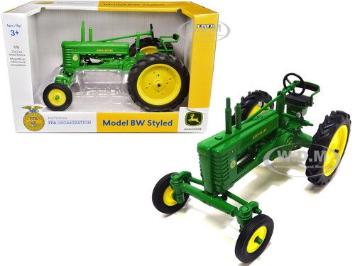John Deere BW Styled Wide Front Tractor Green National FFA Organization 1/16 Diecast Model ERTL TOMY 45825