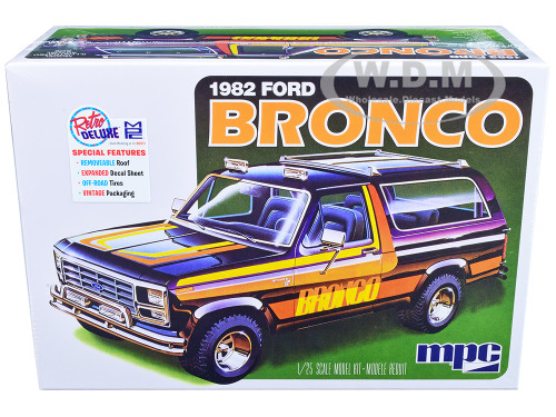 Skill 2 Model Kit 1982 Ford Bronco 1/25 Scale Model MPC MPC991