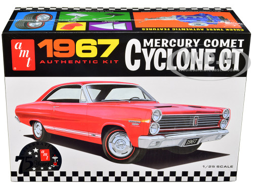 Skill 2 Model Kit 1967 Mercury Comet Cyclone GT 1/25 Scale Model AMT AMT1386