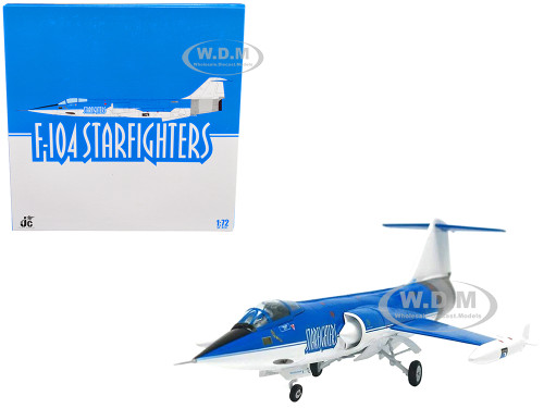 Lockheed F104S Starfighter Aircraft Starfighters Aerospace Aerobatics Team 2012 1/72 Diecast Model JC Wings JCW-72-F104-001