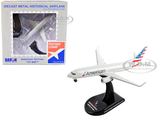 Boeing 737 Next Generation Commercial Aircraft American Airlines 1/300 Diecast Model Airplane Postage Stamp PS5815-2