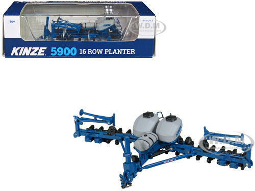 Kinze 5900 16 Row Planter Blue Diecast Metal Replica 1/64 Diecast