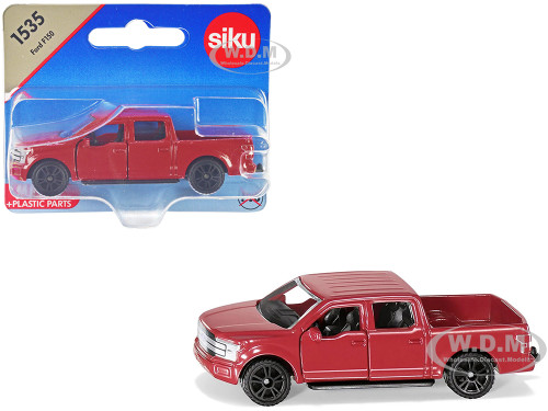 Ford F 150 Pickup Truck Red Diecast Model Car Siku 1535