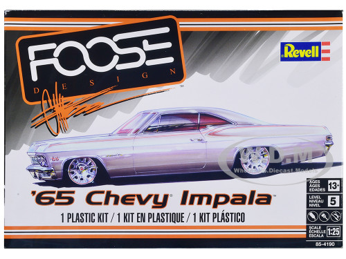 Level 5 Model Kit 1965 Chevrolet Impala Foose Designed 1/25 Scale Model Revell 85-4190