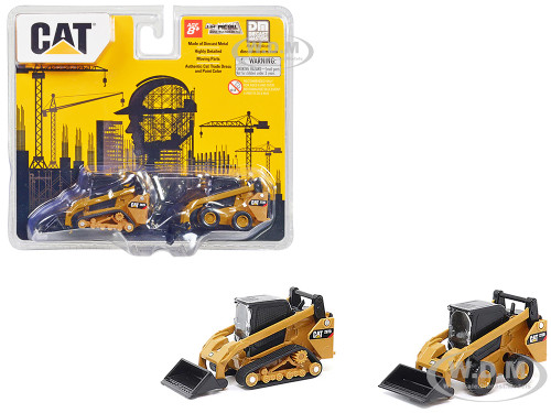 CAT Caterpillar 272D2 Skid Steer Loader Yellow and CAT Caterpillar