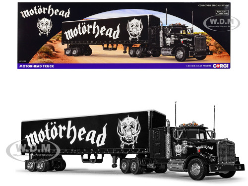 Motorhead Transport Truck Black 1/50 Diecast Model Corgi CC55701