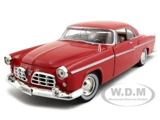 1955 Chrysler C300 Red 1/24 Diecast Model Car Motormax 73302