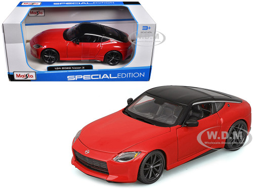 2023 Nissan Z Red with Black Top Special Edition Series 1/24 Diecast Model Car Maisto 32904RD