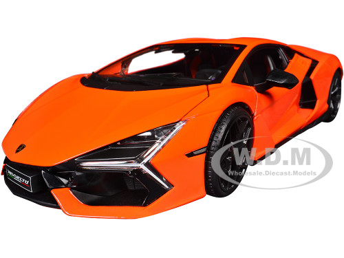 Lamborghini Revuelto Orange Special Edition Series 1/18 Diecast Model Car Maisto 31463OR