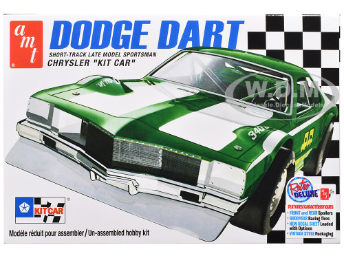 Skill 2 Model Kit Dodge Dart Sportsman Short Track Kit Car 1/25 Scale Model AMT AMT1450