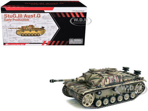 Germany StuG III Ausf G Early Production Tank #233 Pz.Abt 103 3 Pz Gren Div Rome 1943 NEO Dragon Armor Series 1/72 Plastic Model Dragon Models 63249