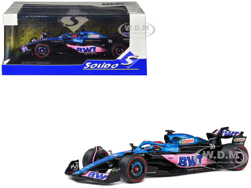 Alpine A523 #31 Esteban Ocon BWT 3rd Place Formula One F1 Monaco GP 2023 1/43 Diecast Model Car Solido S4317701
