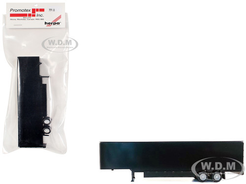 48ft Moving Van Trailer Black 1/87 (HO) Plastic Model Promotex 005510BK