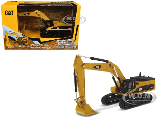 CAT Caterpillar 385C L Hydraulic Excavator Yellow Play & Collect Series 1/64 Diecast Model Diecast Masters 85694