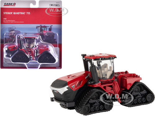 Case IH Steiger Quadtrac 715 Tractor Red Case IH Agriculture Series 1/64 Diecast Model ERTL TOMY 44371