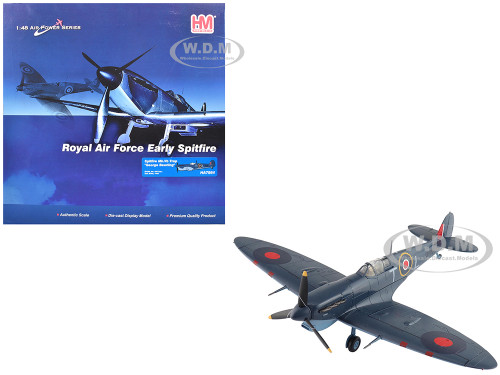 Supermarine Spitfire Mk Vb Trop Fighter Aircraft EP706 George Beurling No 249 Squadron Malta 1942 British Royal Air Force Air Power Series 1/48 Diecast Model Hobby Master HA7864