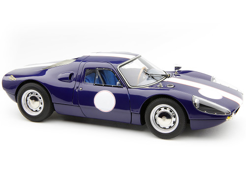 Porsche 904 Carrera GTS Dark Blue with White Stripe Bonhams Scottsdale Auction 2017 Limited Edition to 1000 pieces Worldwide 1/18 Diecast Model Car CMC M-237