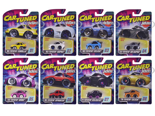 CAR TUNED シリーズ2 (ホビー・オルタネイト・アソート)セット JDM Tuners Series 2 Set of 8 Pieces Diecast Model Cars by CarTuned