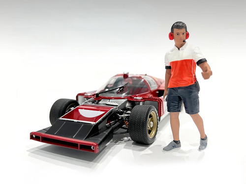 Race Crew Figure #2 for 1/24 Scale Models American Diorama AD-25002