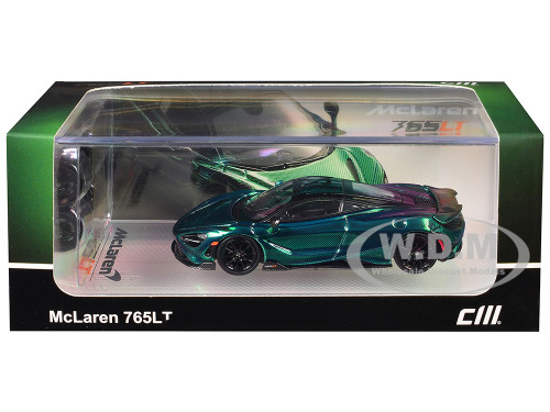 McLaren 765LT Green Carbon Metallic with Black Top and Extra