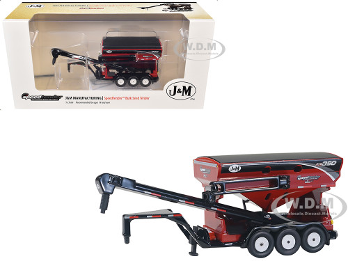 J&M SpeedTender LC 390 Bulk Seed Tender Red 1/64 Diecast Model SpecCast CUST1716