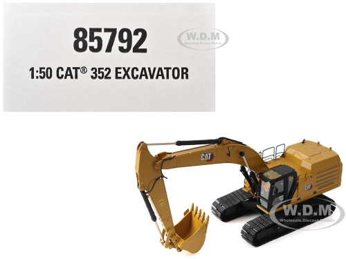 CAT Caterpillar 352 Next Generation Excavator Yellow High Line Series 1/50 Diecast Model Diecast Masters 85792