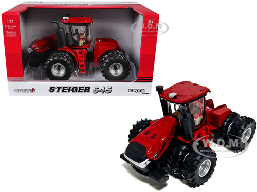 Case IH Steiger 645 Tractor Dual Wheels Red 1/32 Diecast Model ERTL TOMY 44366