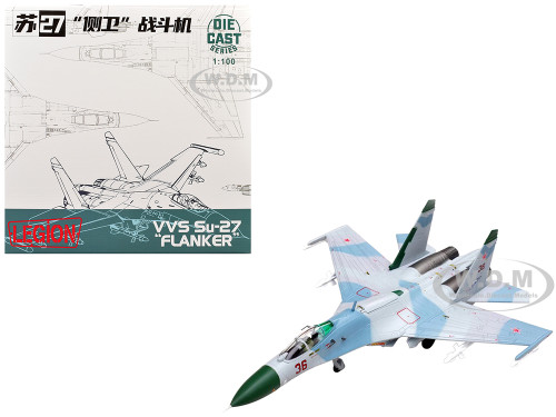 Sukhoi Su 27 Flanker B Aircraft Red 36 941st Fighter Aviation Regiment 1987 Soviet Air Force 1/100 Diecast Model Airplane Legion LEG-14701LA