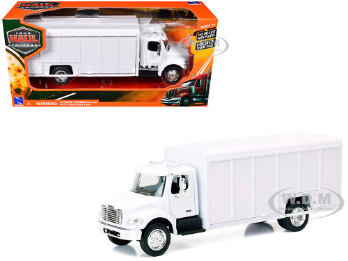 Freightliner M2 Beverage Truck White Long Haul Trucker Series 1/43 Diecast Model New Ray SS-16003B