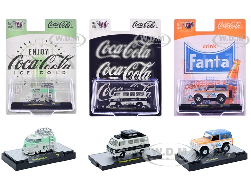 Sodas Set of 3 pieces Release 64 Limited Edition to 5400 pieces Worldwide 1/64 Diecast Model Cars M2 Machines 52500-A64