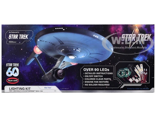 Star Trek The Original Series USS Enterprise 60th Anniversary Lighting Set for 1/350 Model Kit Polar Lights MKA076