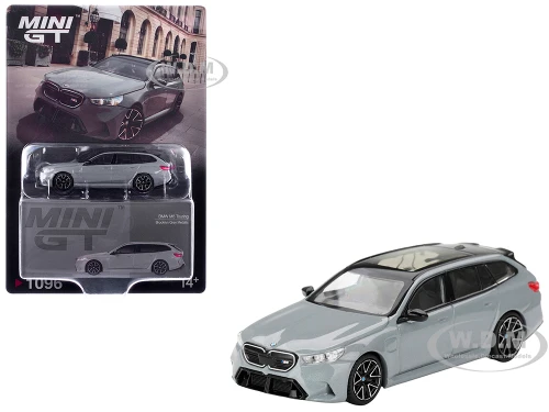 BMW M5 Touring Brooklyn Gray Metallic with Sunroof 1/64 Diecast Model Car Mini GT MGT01096