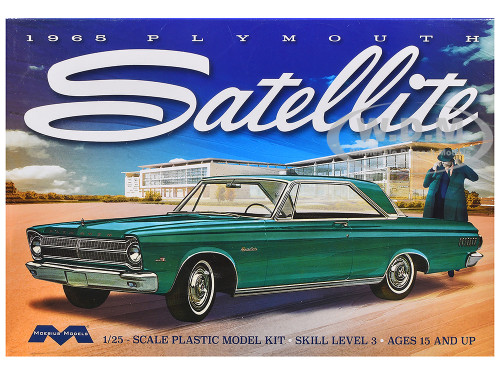 Skill 3 Model Kit 1965 Plymouth Satellite 1/25 Scale Model Moebius MOE-1215
