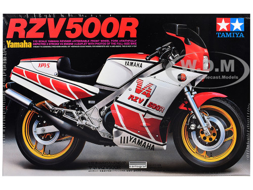 Model Kit Yamaha RZV500R Motorcycle 1/12 Scale Model Tamiya TAM-14037