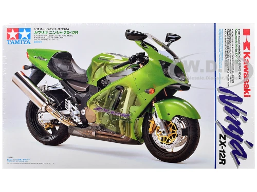 Model Kit Kawasaki Ninja ZX-12R Motorcycle 1/12 Scale Model Tamiya TAM-14084