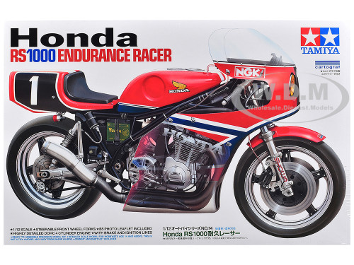 Model Kit Honda RS1000 Endurance Racer Motorcycle 1/12 Scale Model Tamiya TAM-14014