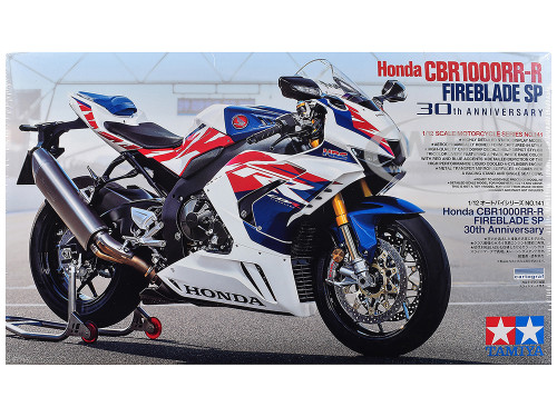 Model Kit Honda CBR1000RR R Fireblade SP 30th Anniversary Motorcycle 1/12 Scale Model Tamiya TAM-14141