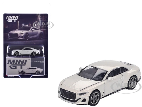 Bentley Batur Bonneville Pearl White Metallic Limited Edition 1/64 Diecast Model Car Mini GT MGT00969
