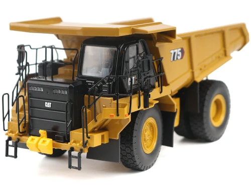 CAT Caterpillar 775 Mining Truck Yellow High Line Series 1/50 Diecast Model Diecast Masters 85798