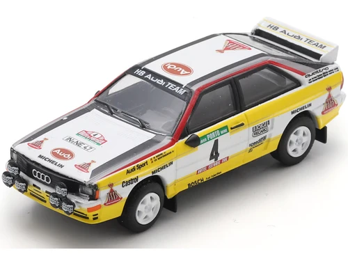 Audi Quattro #4 Walter Rohrl  Christian Geistdorfer Rallye de Portugal 1984 1/64 Diecast Model Car Schuco 64U00084
