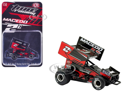 Winged Sprint Car #2C Cole Macedo Two C Racing 2026 1/50 Diecast Model Car ACME A5026012