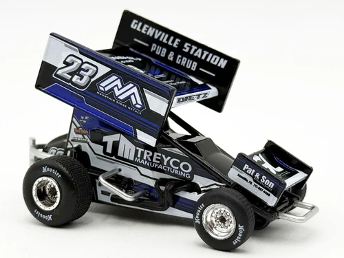 Winged Sprint Car #23 Chase Dietz Treyco Manufacturing Mountain Ridge Metals 2026 1/50 Diecast Model Car ACME A5026014