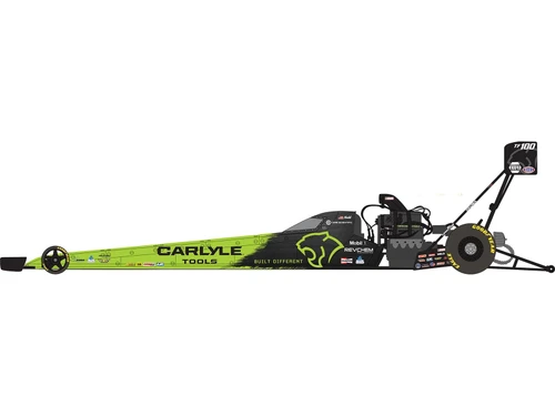 NHRA TFD Top Fuel Dragster #TF100 Maddi Gordon Carlyle Tools Green and Black 2026 1/24 Diecast Model Car Auto World AWN058