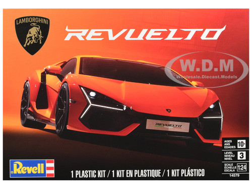 Level 3 Model Kit Lamborghini Revuelto 1/24 Scale Model Revell 14579
