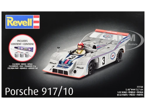 Level 4 Model Kit Porsche 917 10 All Included Kit 1/32 Scale Model Revell 77738