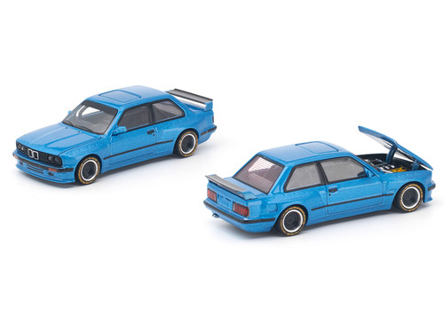 Pandem E30 Blue 1/64 Diecast Model Car Pop Race PR640552