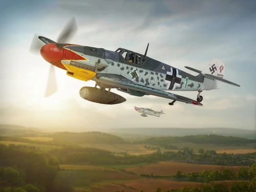 Messerschmitt Bf109G 6 Major Hermann Graf Aviation Archive WW2 War In Europe Series 1/72 Diecast Model Corgi AA27113