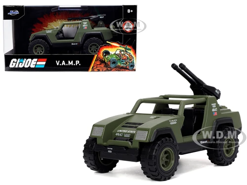 V A M P Olive Green G I Joe Hollywood Rides Series 1/32 Diecast Model Car Jada 32660