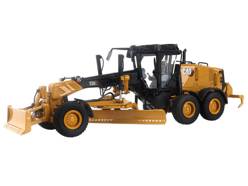 CAT Caterpillar 150 JOY AWD Motor Grader Yellow High Line Series 1/50 Diecast Model Diecast Masters 85797